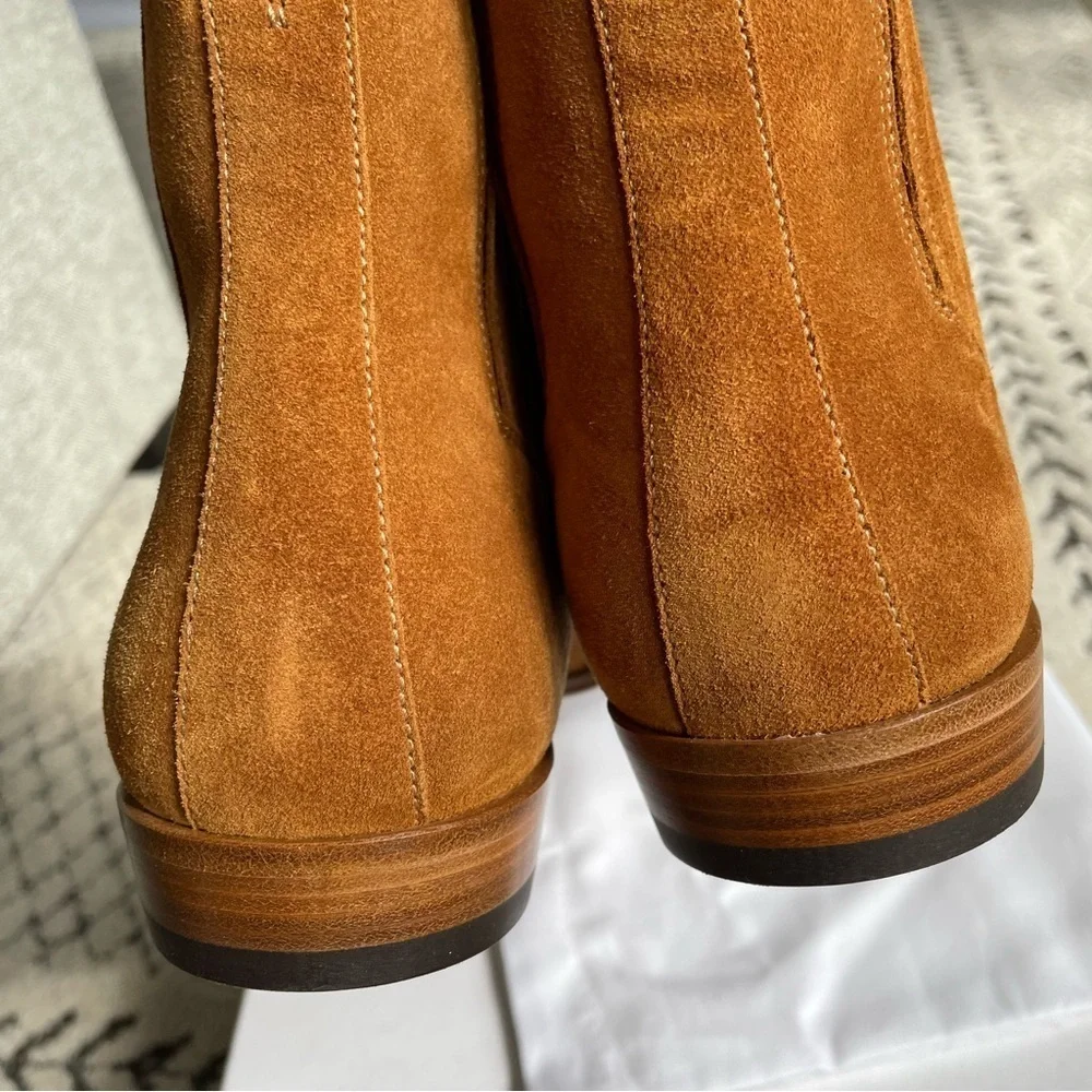 IRO Men’s Chelsea Boots in Camel Size 42 EUR Like New - Picture 7 of 15